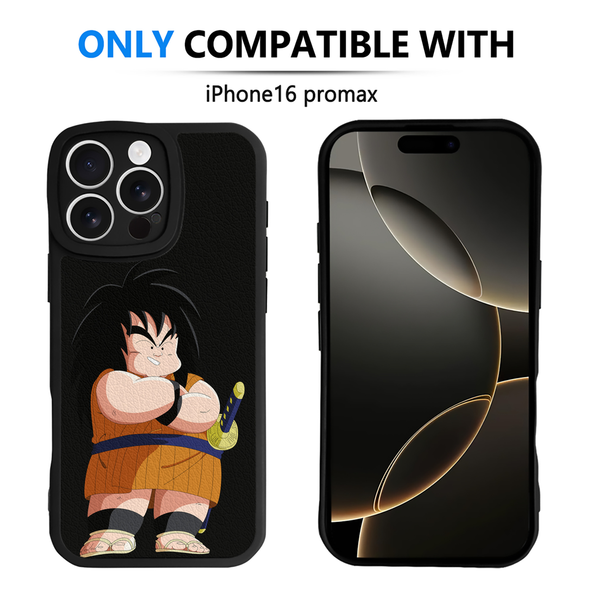 （画像用） ドラゴンボール やじろべえ DRAGON BALL Yajirobe 【iPhone 16シリーズ対応】シリコンスマホケース（レザー調） 材質：シリコン